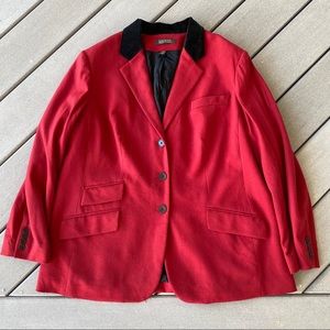 Ralph Lauren Red Wool Jacket
